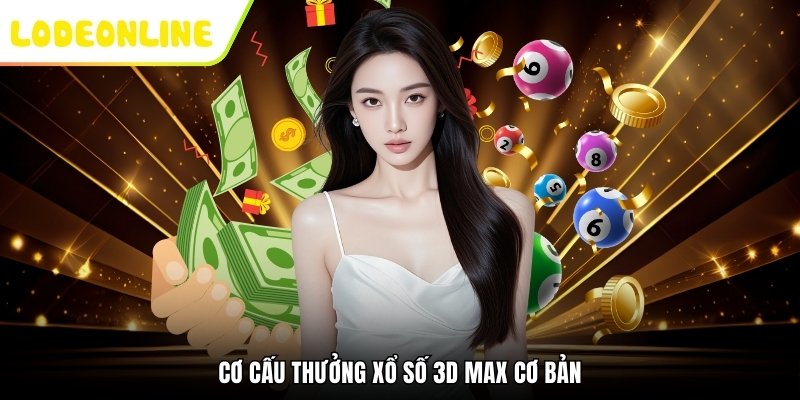 Cơ cấu thưởng Xổ số 3D Max cơ bản